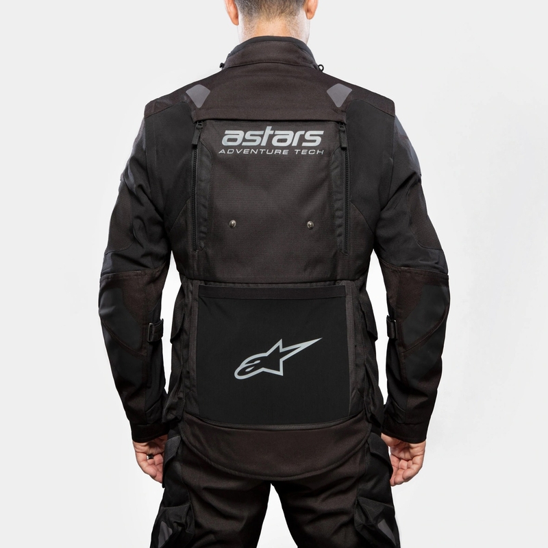 Alpinestars Halo Drystar khaki-beige-fluogul motorcykeljakke