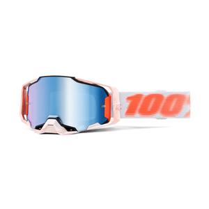 Motocrossbriller 100% - USA ARMEGA Tubular blå plexi