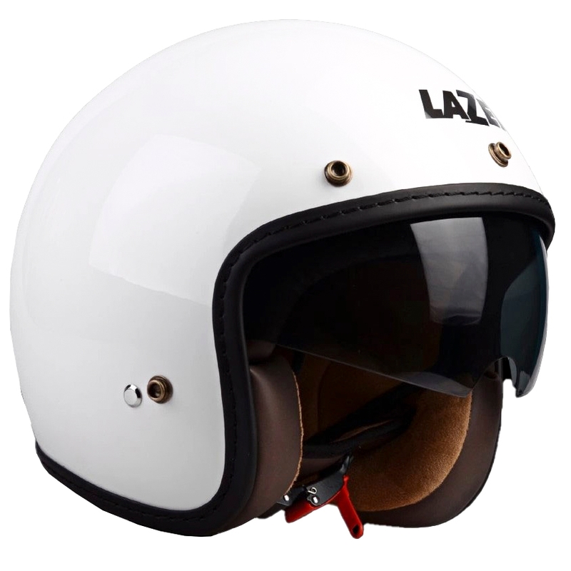 Åben motorcykelhjelm Lazer Mambo Evo Z-Line hvid blank