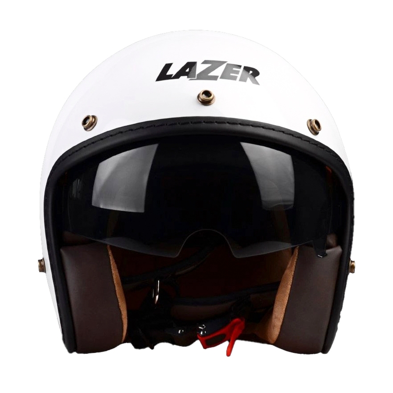 Åben motorcykelhjelm Lazer Mambo Evo Z-Line hvid blank