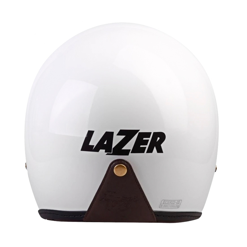Åben motorcykelhjelm Lazer Mambo Evo Z-Line hvid blank