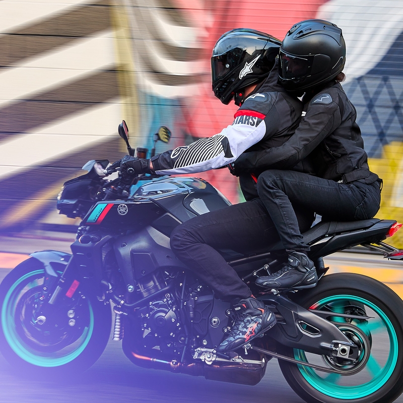 Alpinestars Zaca Air Vandtæt Motorcykeljakke Sort-Hvid-Fluo Rød
