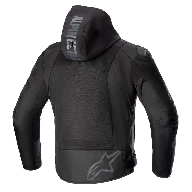 Alpinestars Zaca Air vandtæt sort motorcykeljakke