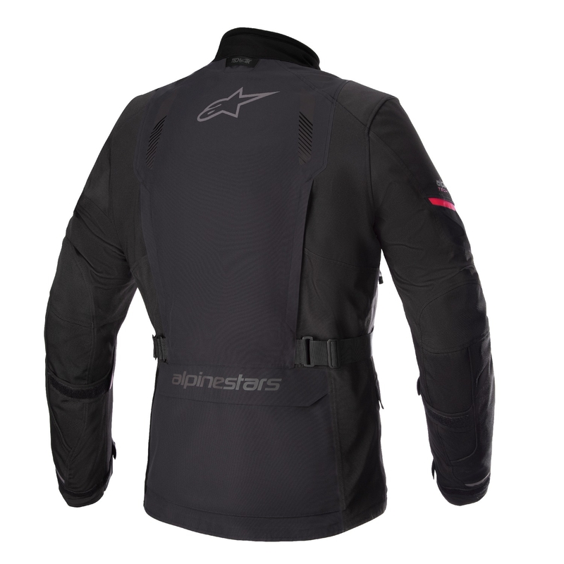 Alpinestars Monteira Drystar XF sort og rød motorcykeljakke
