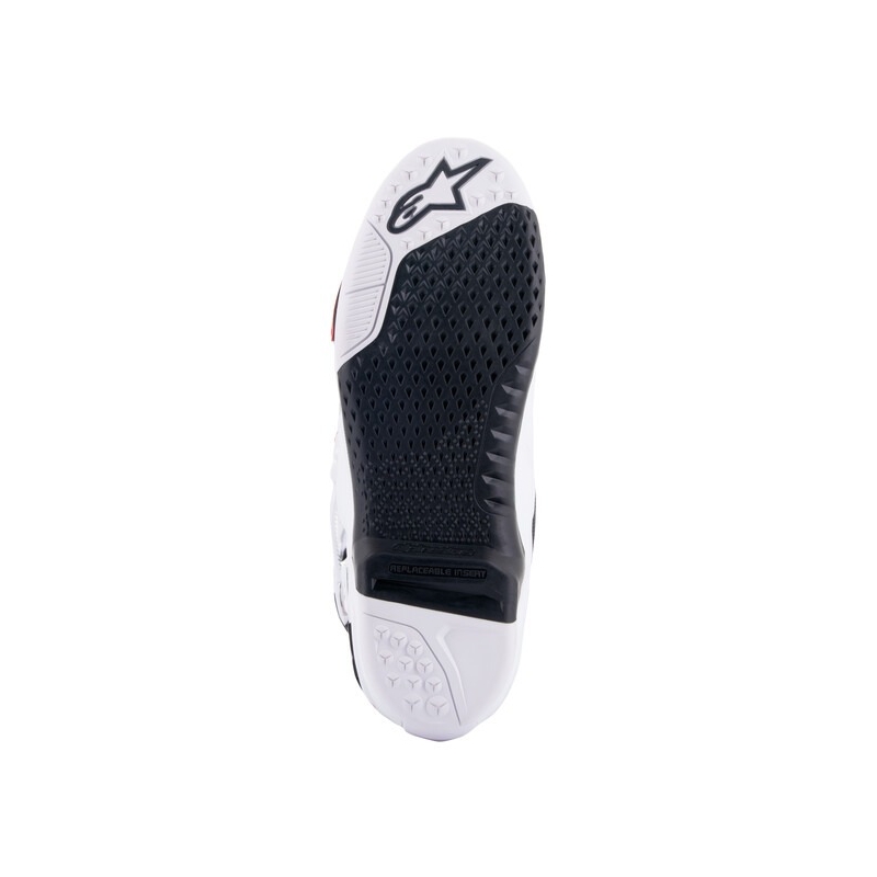 Alpinestars Tech 10 orange-gul-lilla-hvid-sorte motorcykelstøvler