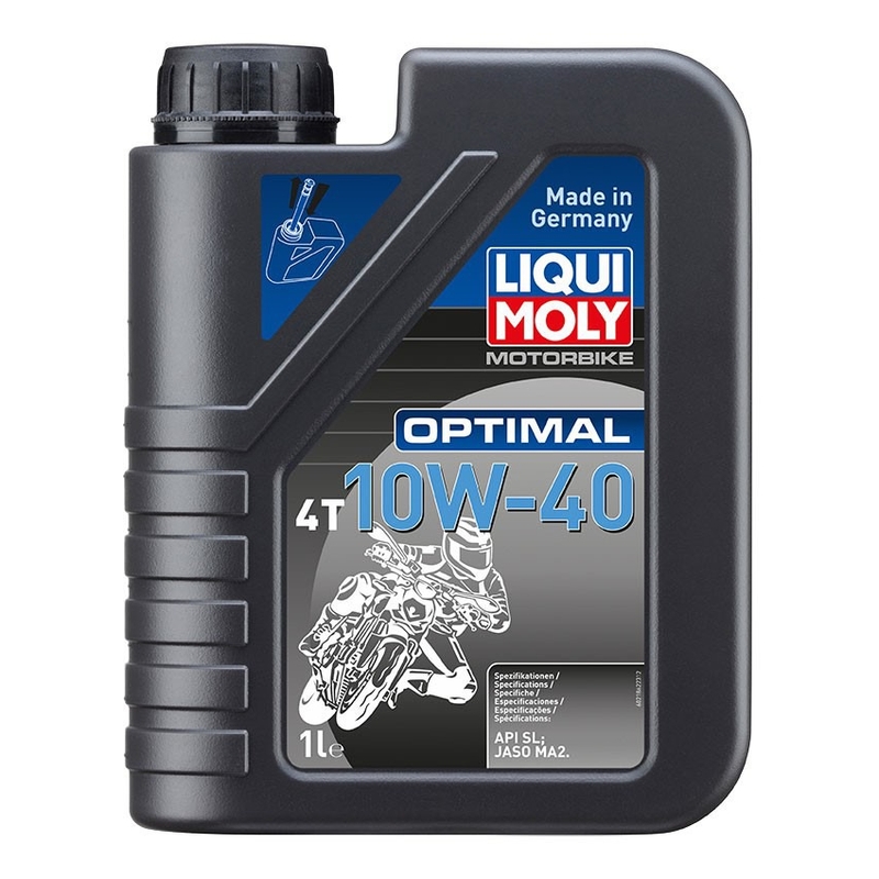 Mineralsk motorolie LIQUI MOLY Motorcykel 4T 10W40 Optimal 1 l