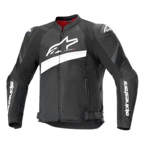 Alpinestars T-GP Plus R 4 Airflow motorcykeljakke i sort og hvid