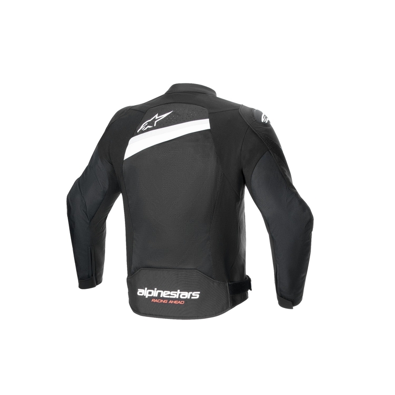 Alpinestars T-GP Plus R 4 Airflow motorcykeljakke i sort og hvid