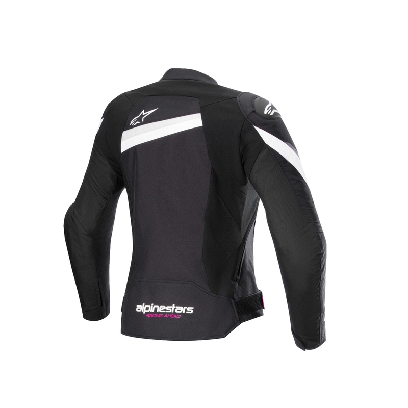 Alpinestars Stella T-GP PLUS R 4 motorcykeljakke til kvinder i sort og hvid