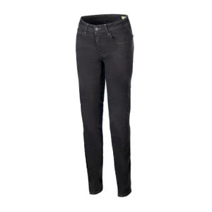 Alpinestars Daisy 3 Denim Washed Black motorcykeljeans til kvinder