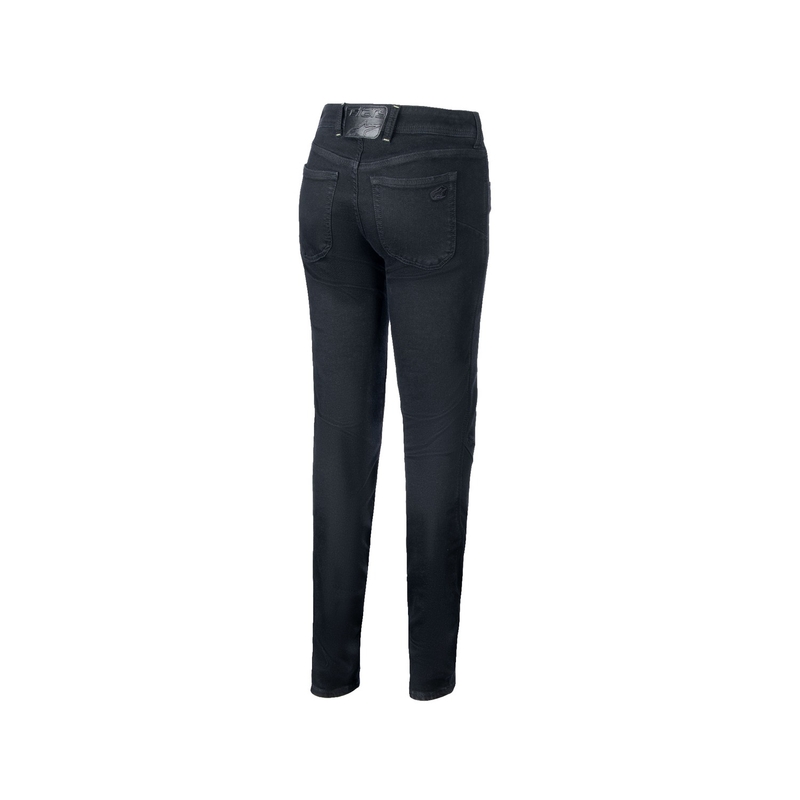 Alpinestars Daisy 3 Denim Washed Black motorcykeljeans til kvinder