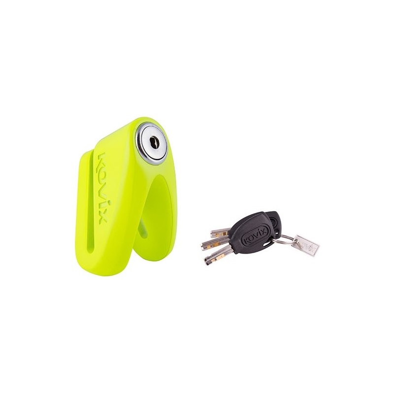Skivebremselås KOVIX KVC/Z1 fluogul