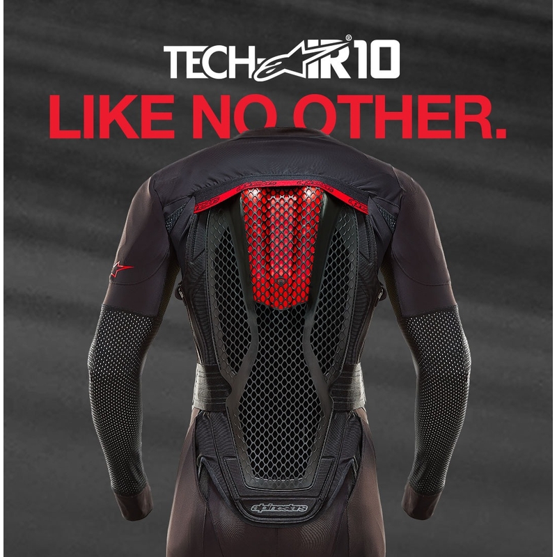Alpinestars TECH-AIR®10 airbagsystem sort-rød-grå