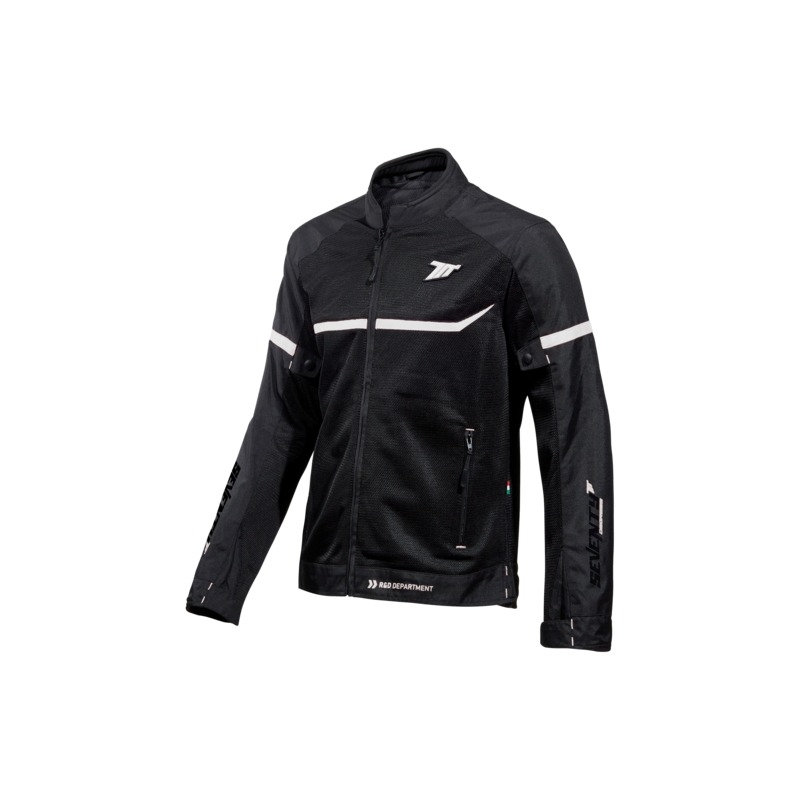 SEVENTY DEGREES SD-JR30.1 Mojave sort-hvid motorcykeljakke