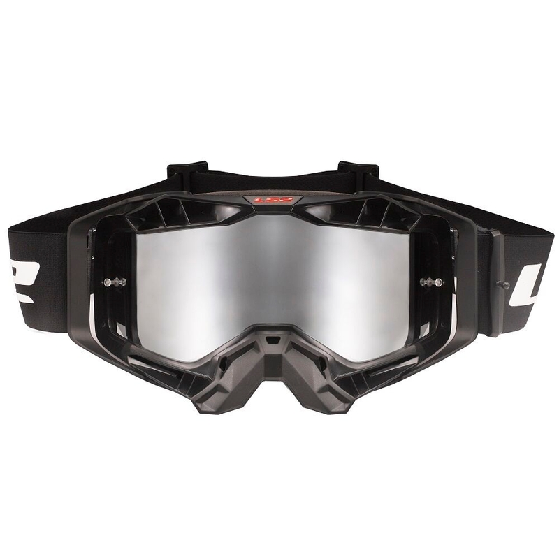 Motocrossbrille LS2 Aura PRO sort iridium plexi