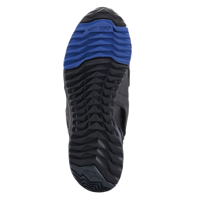 Alpinestars RT-8 GORE-TEX sorte og blå motorcykelstøvler