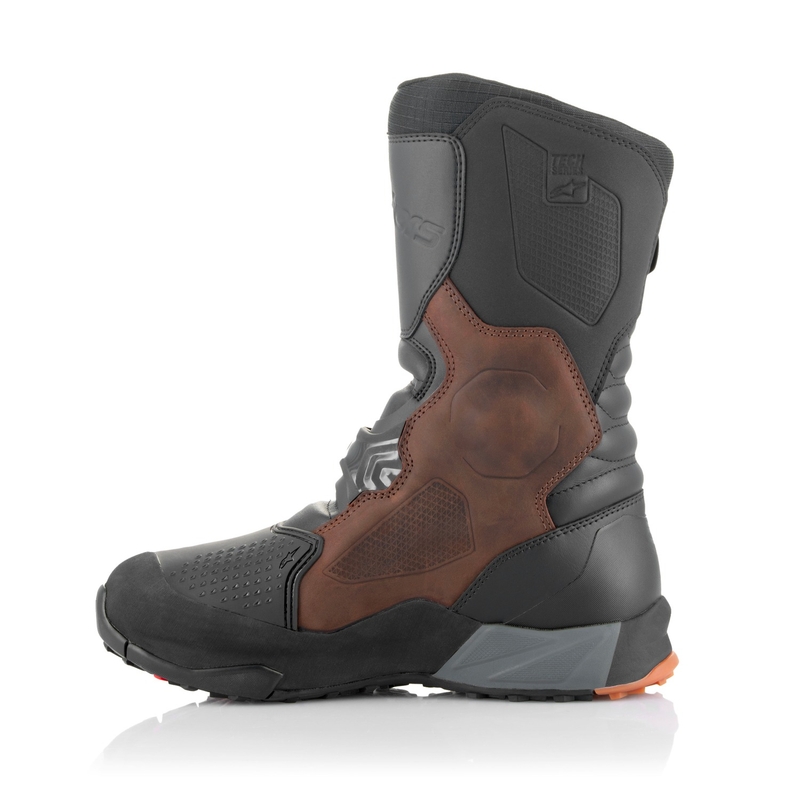 Alpinestars XT-8 GORE-TEX sorte og brune motorcykelstøvler