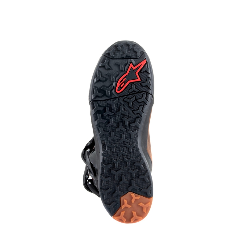 Alpinestars XT-8 GORE-TEX sorte og brune motorcykelstøvler
