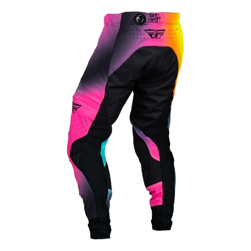 Motocrossbukser FLY Racing Lite Le Legacy pink-blå-sort