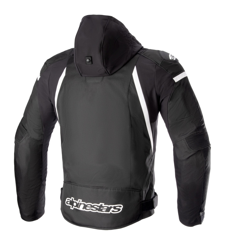 Alpinestars Zaca vandtæt motorcykeljakke i sort og hvid