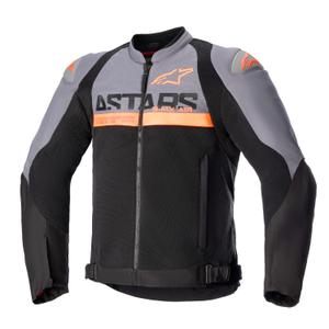 Alpinestars SMX Air mørkegrå-sort-fluo-orange motorcykeljakke