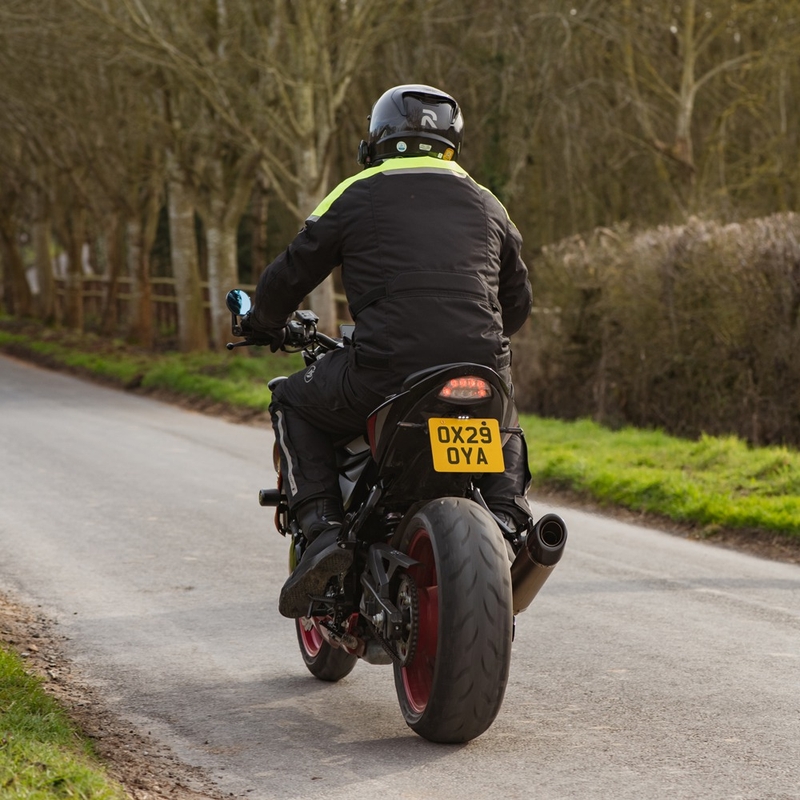 Oxford Spartan Long WP Black motorcykeljakke
