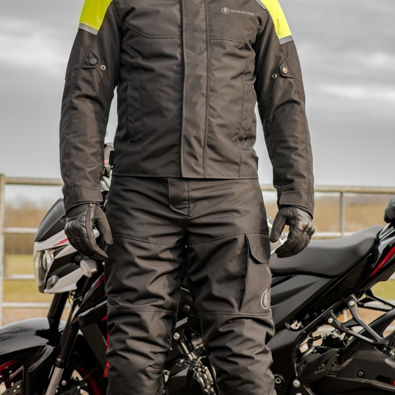 Oxford Spartan WP Short Motorcycle Pants Sort