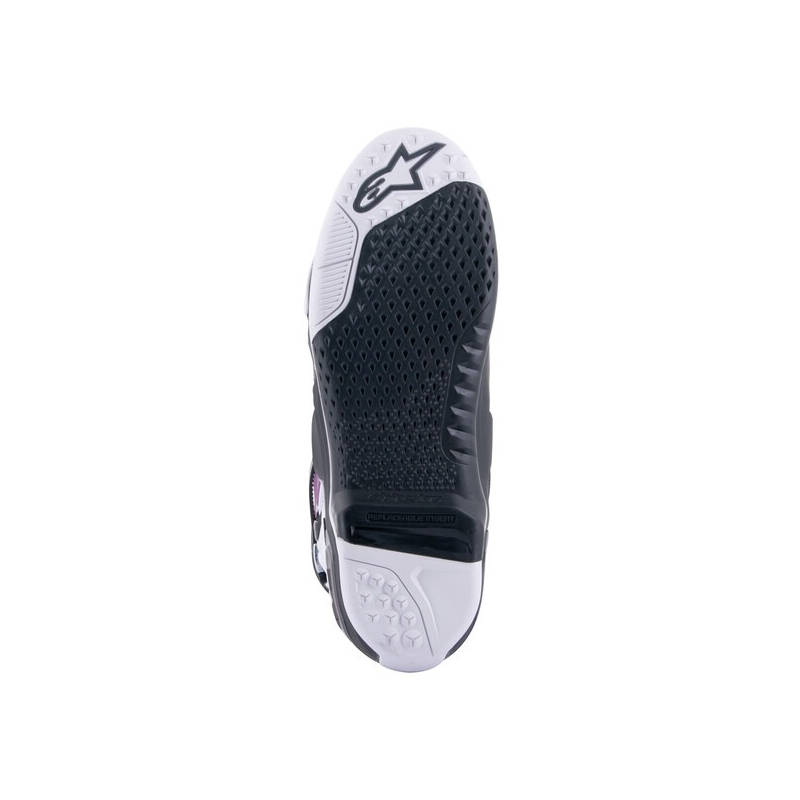Alpinestars Tech 10 Supervented Perforated Blue-Purple-Pink-White-Grey-Black motorcykelstøvler