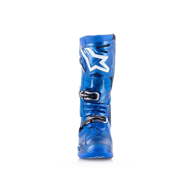 Alpinestars Tech 10 blå-sort-hvide motorcykelstøvler