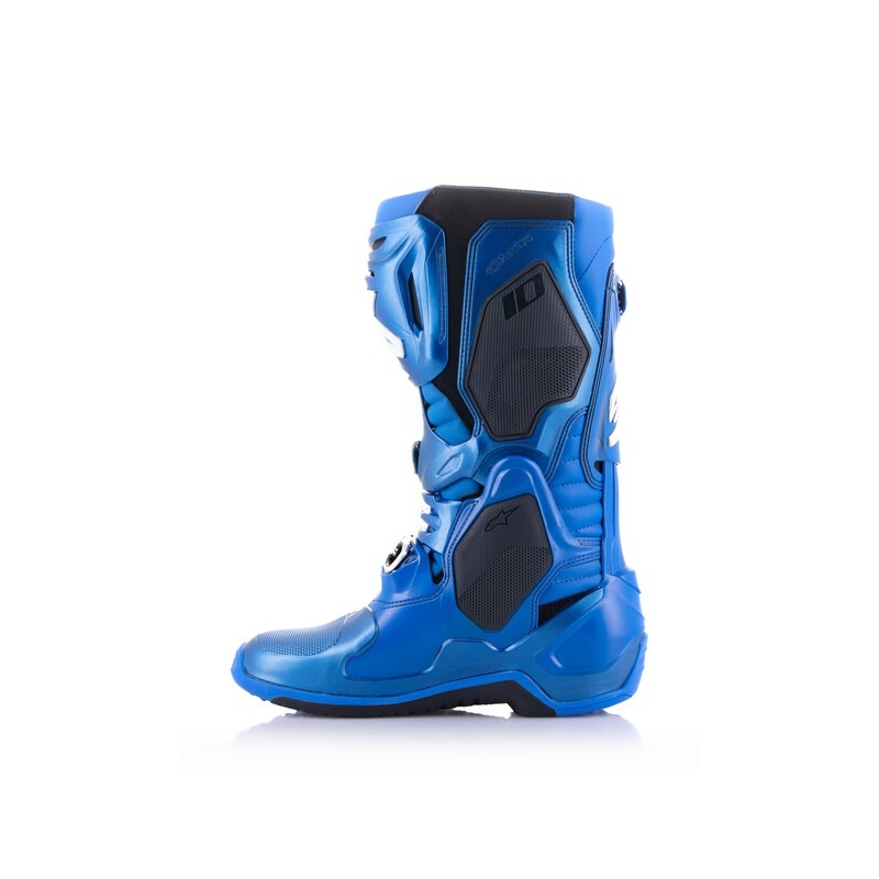 Alpinestars Tech 10 blå-sort-hvide motorcykelstøvler