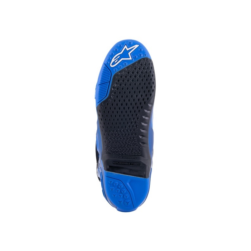 Alpinestars Tech 10 blå-sort-hvide motorcykelstøvler