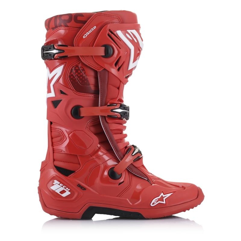 Alpinestars Tech 10 motorcykelstøvler rød