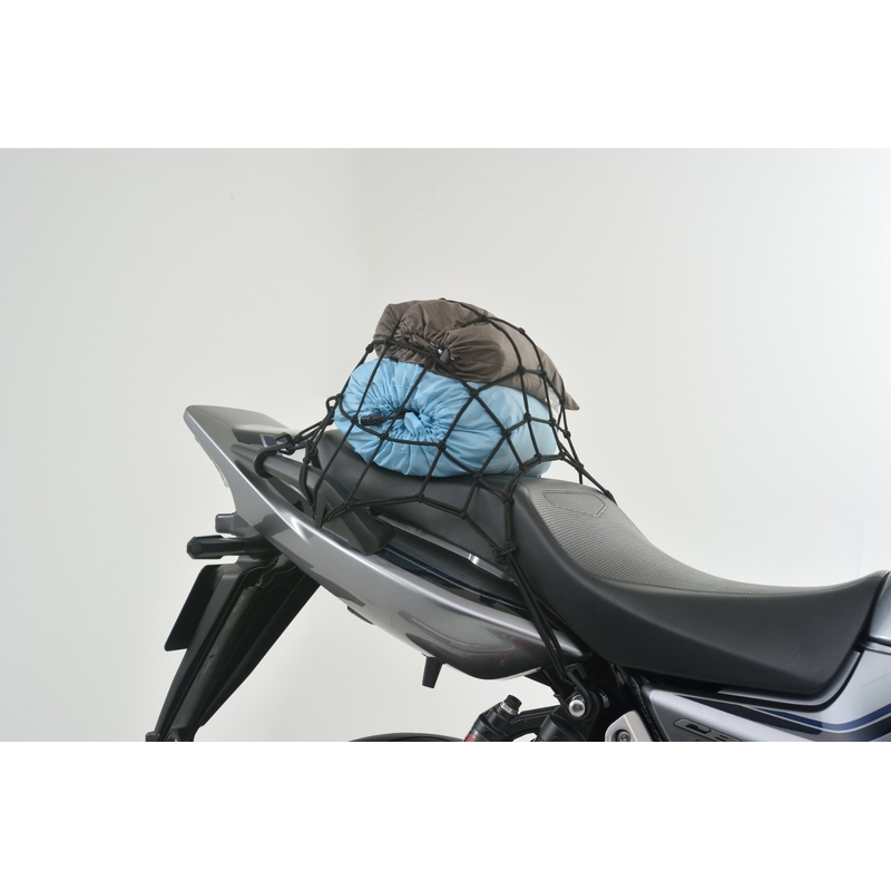 Fleksibelt bagagenet til motorcykel med plastkroge Daytona 30 x 30 cm sort