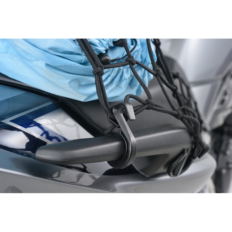Fleksibelt bagagenet til motorcykel med plastkroge Daytona 40 x 40 cm sort