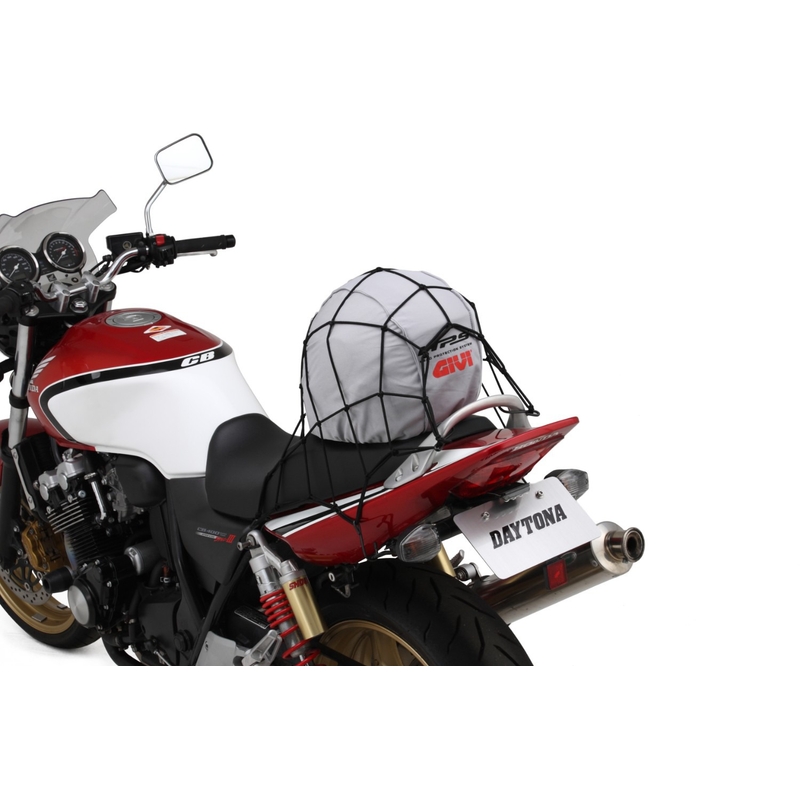 Fleksibelt bagagenet til motorcykel med metalkroge Daytona 40 x 40 cm sort