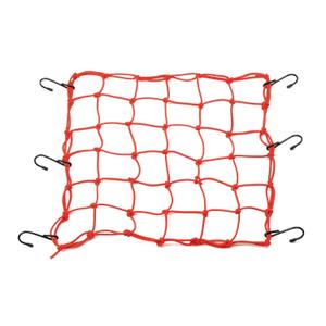 Fleksibelt bagagenet til motorcykel med metalkroge Daytona 40 x 40 cm rød