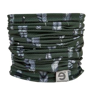 Multifunktionel halsvarmer nanosilver® Feather khaki-grå