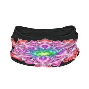 Multifunktionel halsvarmer nanosilver® Mandala sort