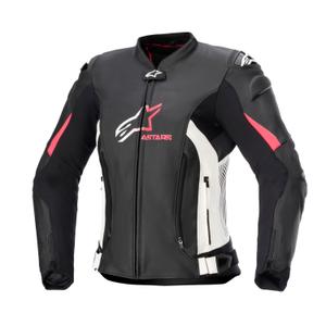 Alpinestars GP PLUS 4 motorcykeljakke til kvinder Sort, hvid og pink