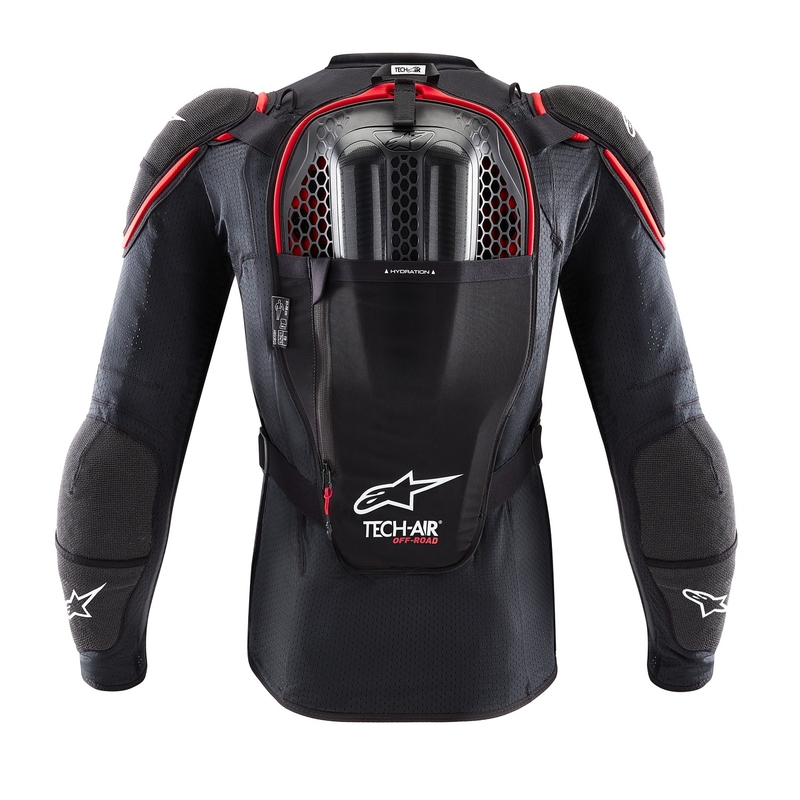 Airbagvest Alpinestars TECH-AIR®OFF-ROAD system sort-rød