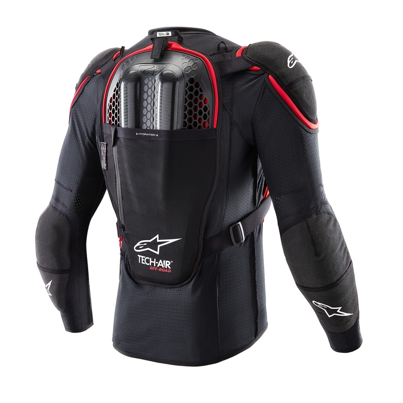 Airbagvest Alpinestars TECH-AIR®OFF-ROAD system sort-rød
