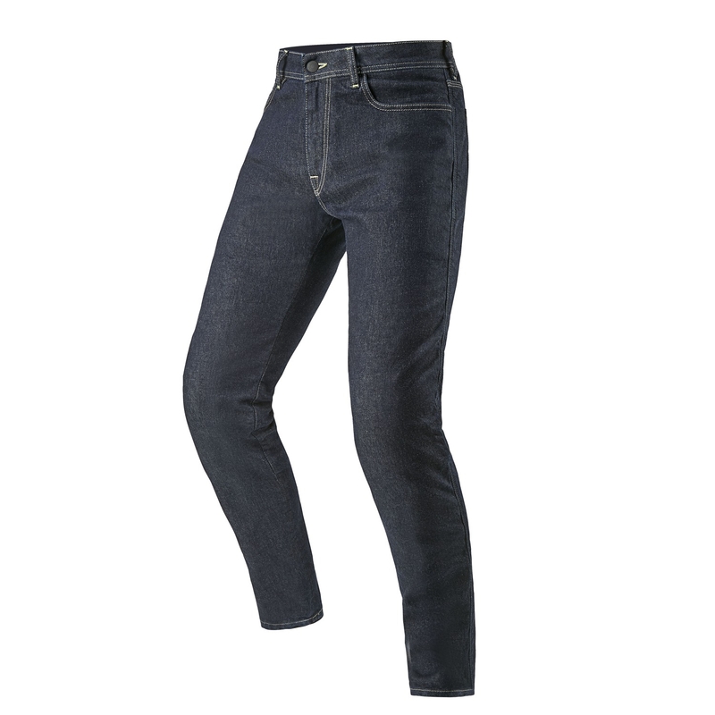Alpinestars Copper 3 Denim motorcykeljeans i vasket blå