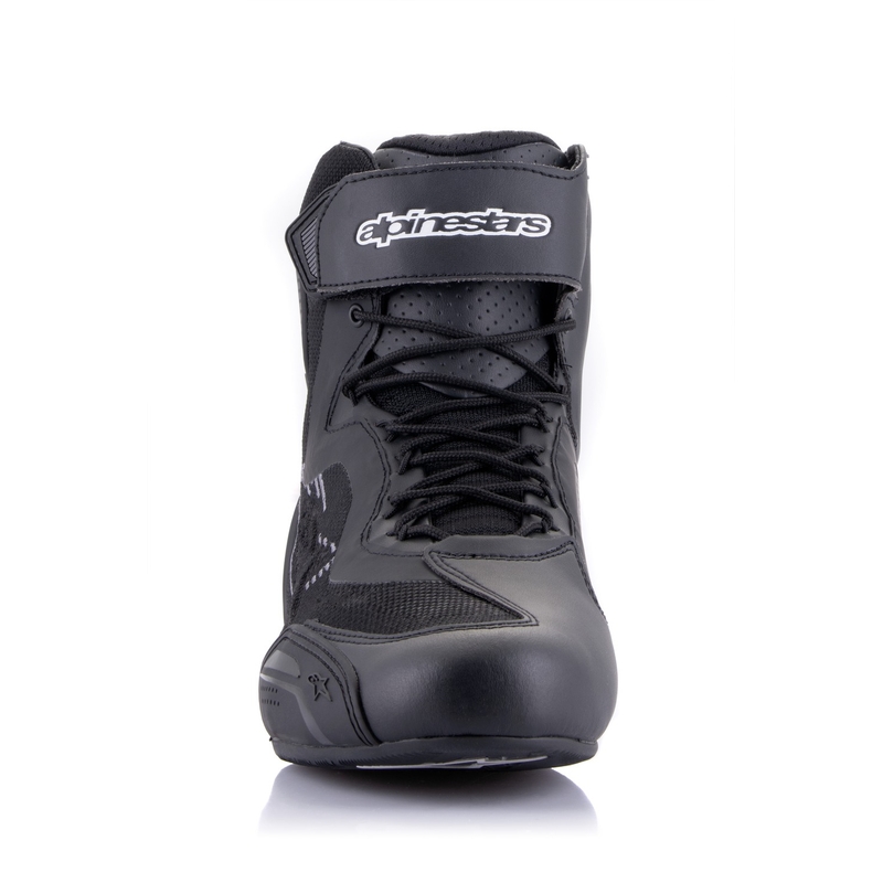 Alpinestars Faster-3 Rideknit motorcykelstøvler i sort og grå
