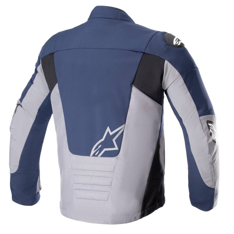Alpinestars SMX vandtæt motorcykeljakke mørkeblå-grå