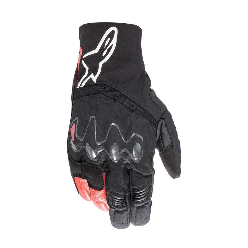 Alpinestars Hyde XT Drystar sorte og røde motorcykelhandsker