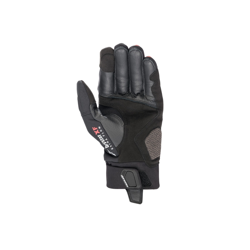 Alpinestars Hyde XT Drystar sorte og røde motorcykelhandsker