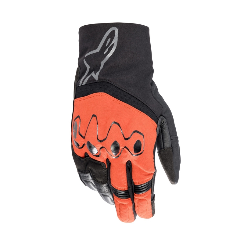 Alpinestars Hyde XT Drystar motorcykelhandsker i fluo rød og sort