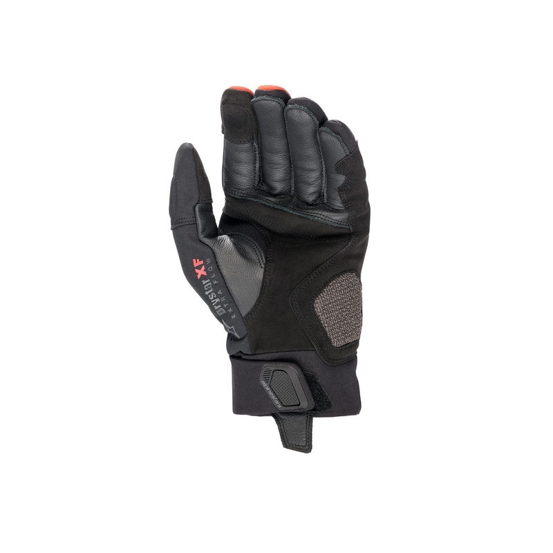 Alpinestars Hyde XT Drystar motorcykelhandsker i fluo rød og sort