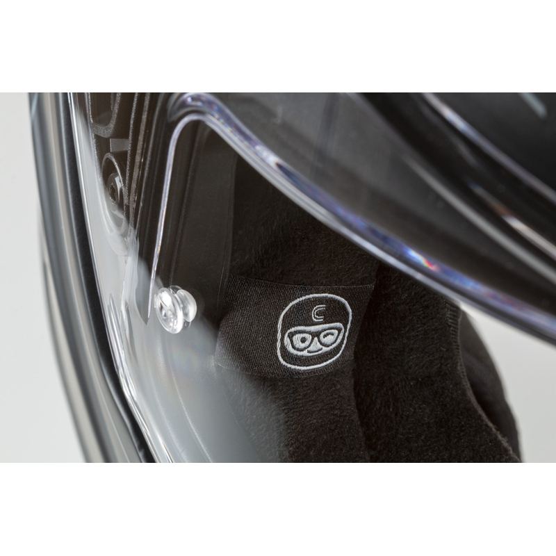 Cassida Modulo 2.1 Profile flip-up motorcykelhjelm hvid-sort-fluogul-grå
