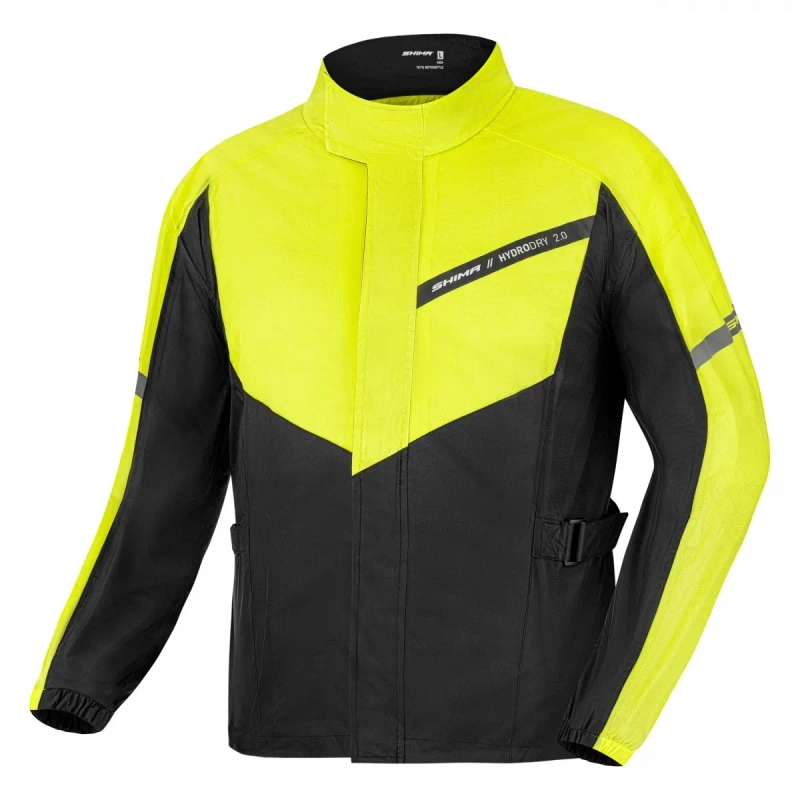 Shima Hydrodry 2.0 vandtæt jakke sort-fluo gul